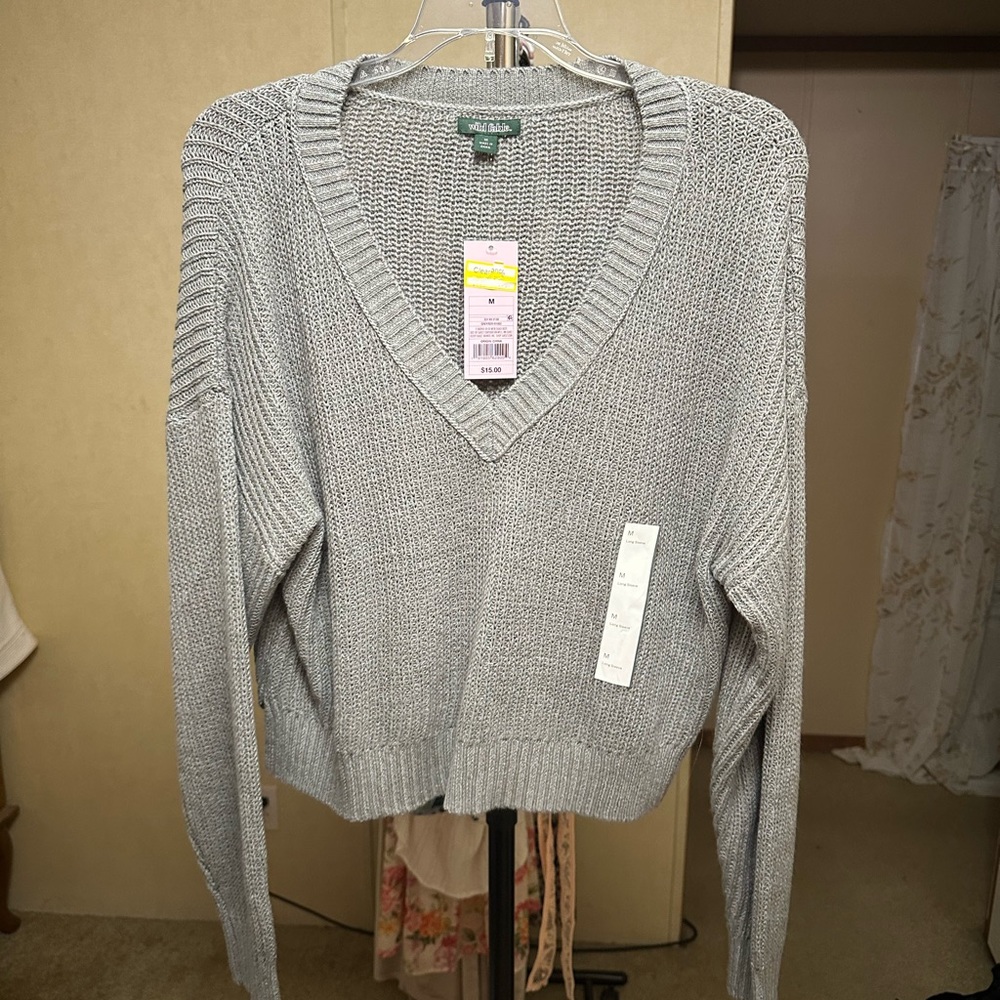 Wild Fable Long Sleeve Crop Sweater